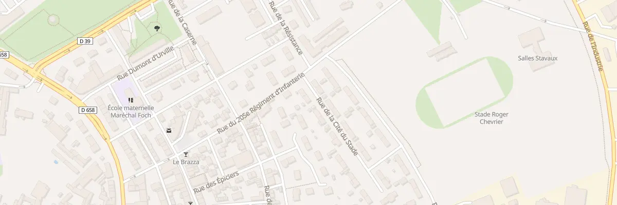 Plan du 2 Rue de la Cité du Stade à Falaise