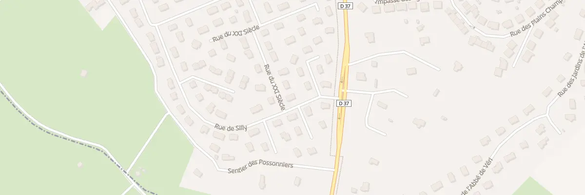 Plan du 1 Rue du 21 Eme Siecle à Troarn