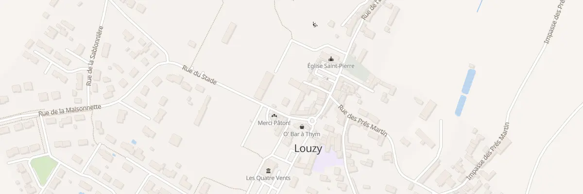 Plan du 4 Rue du Stade à Louzy