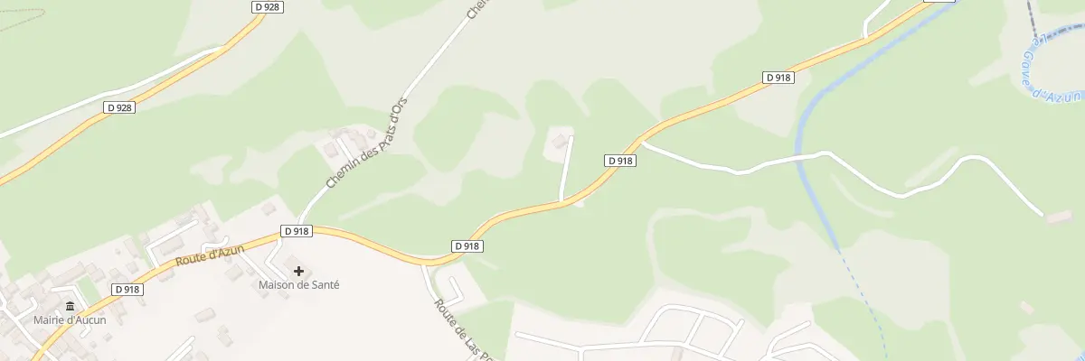 Plan du 5 Rte d’Azun à Aucun