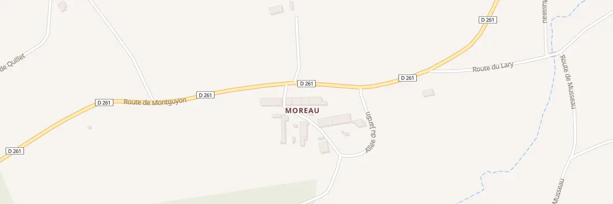 Plan du 5313 Moreau à Cercoux