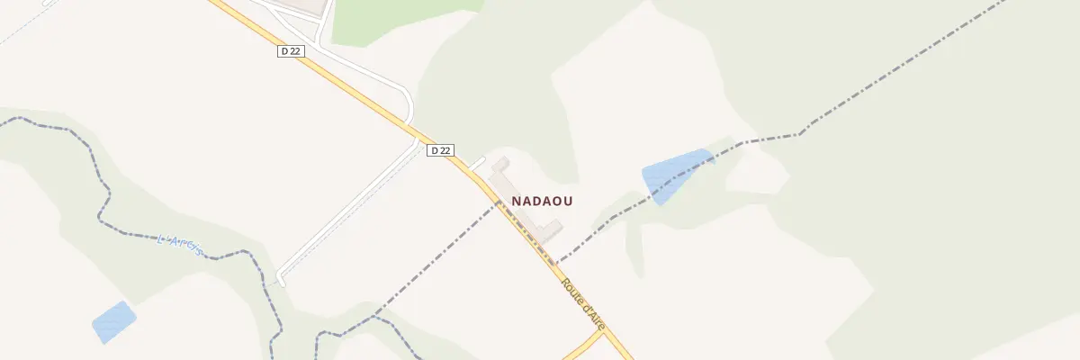Plan du 3871 Nadaou à Aurensan