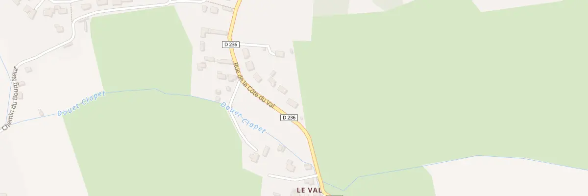 Plan du 17 Rue de la Côte du Val à Bavent