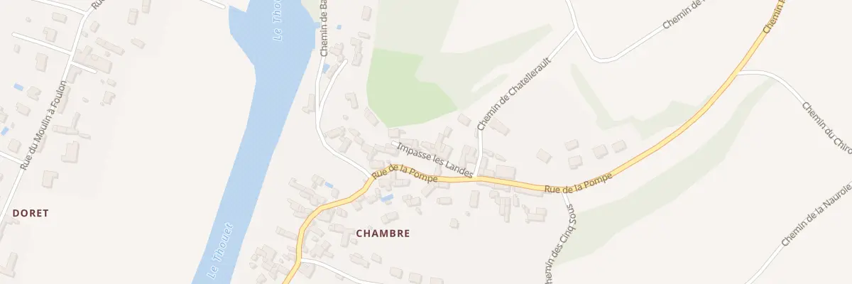 Plan du 8 Imp Les Landes Chambre à Thouars