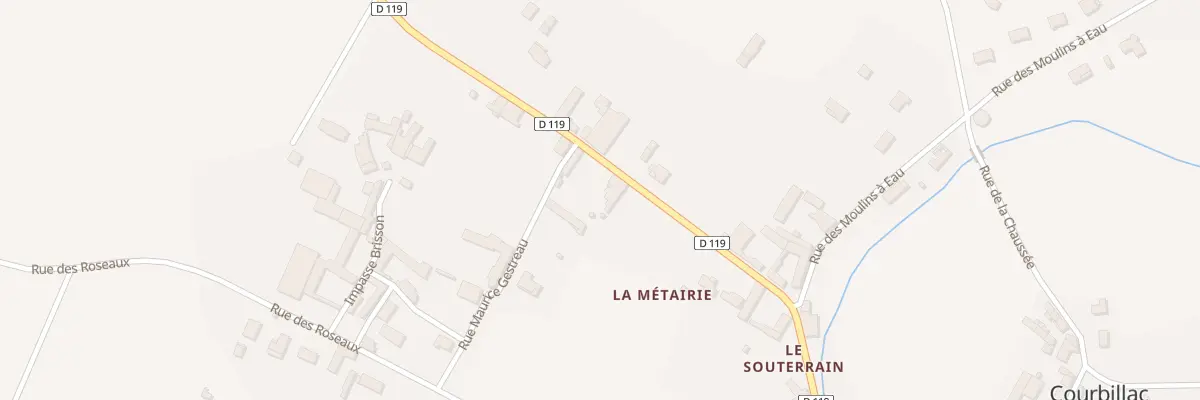 Plan du 15 Rue du Moulin à Vent à Courbillac