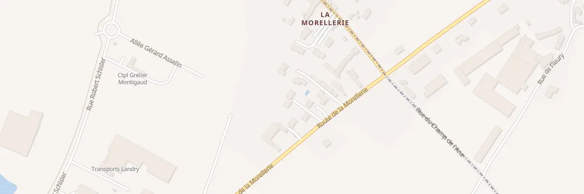 Plan du 71B Rte de la Morellerie à Thouars