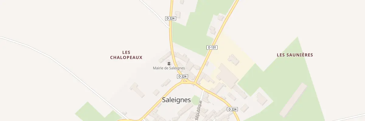 Plan du 8B Rue de la Mairie à Saleignes