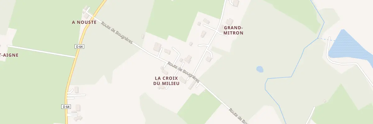 Plan du 3126 Rte de Bougneres à Labastide-d’Armagnac