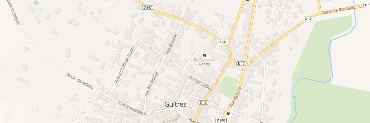 Plan du 6 Rue Antoine Jay à Guîtres