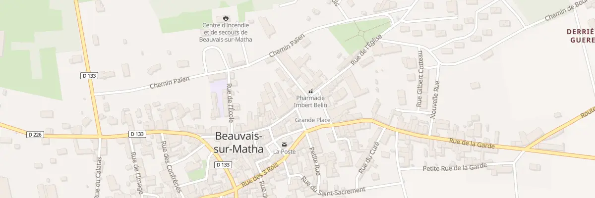Plan du 17 Gpl Grande Place à Beauvais-sur-Matha