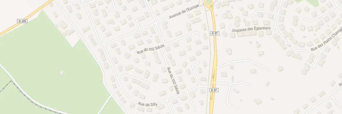 Plan du 9 Rue du 21 Eme Siecle à Troarn