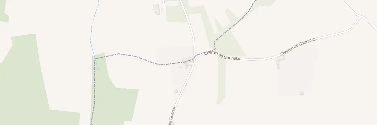 Plan du 133 Rte de Guerlat à Portet