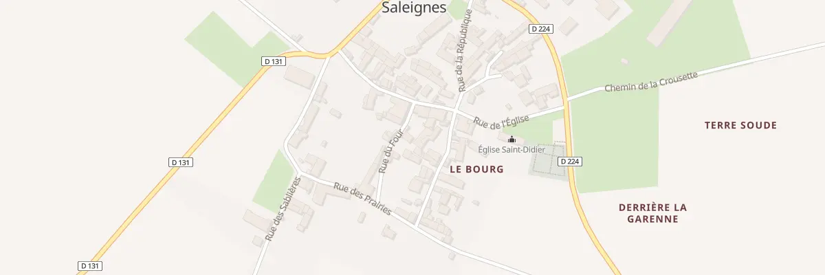 Plan du 3 Rue du Four à Saleignes