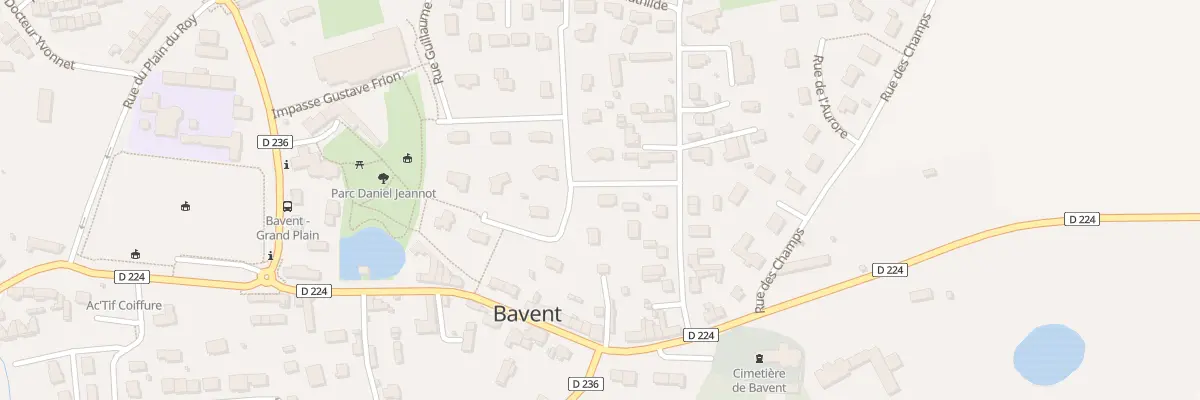 Plan du 1 Rue de l’Ancienne École à Bavent