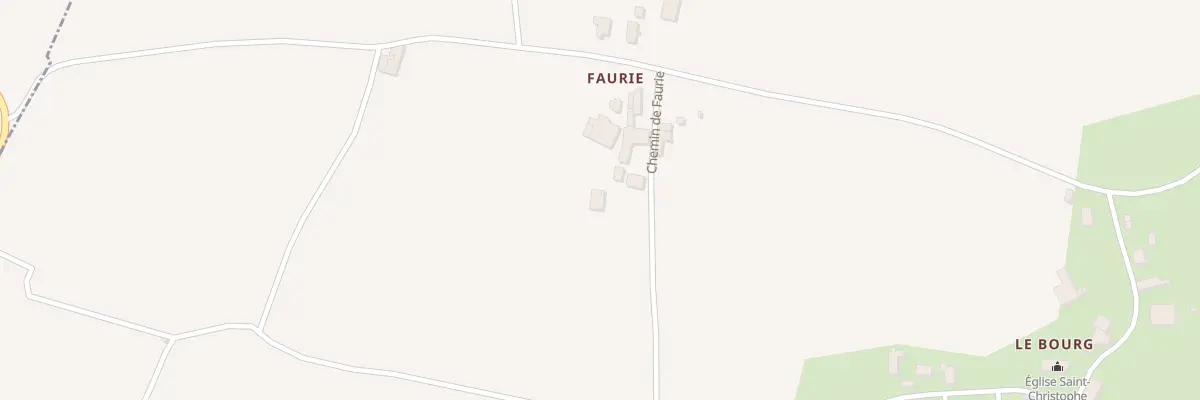 Plan du 112 Che de Faurie à Courpiac