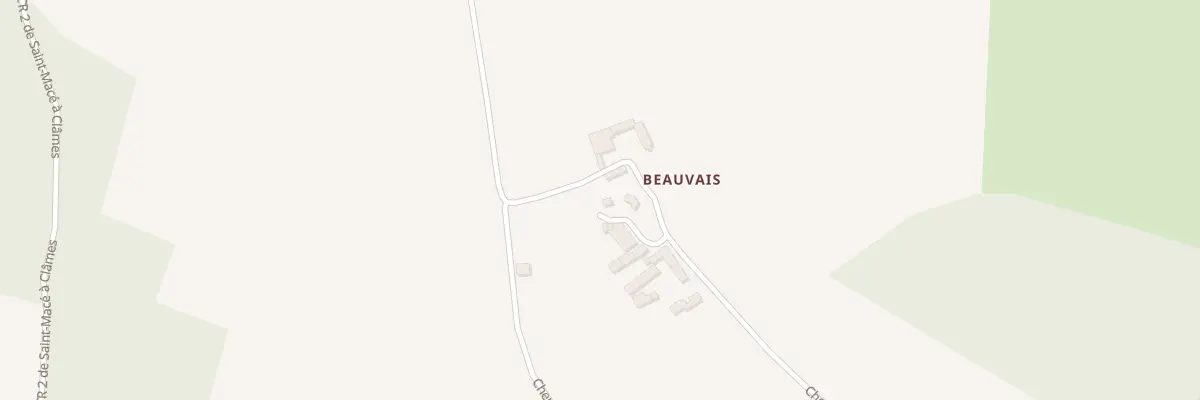 Plan du 1219 Rte de Beauvais à Gennes-Val-de-Loire