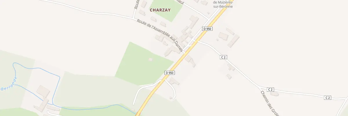 Plan du 23 Rte de St Jean d’Angely Charza à Melle