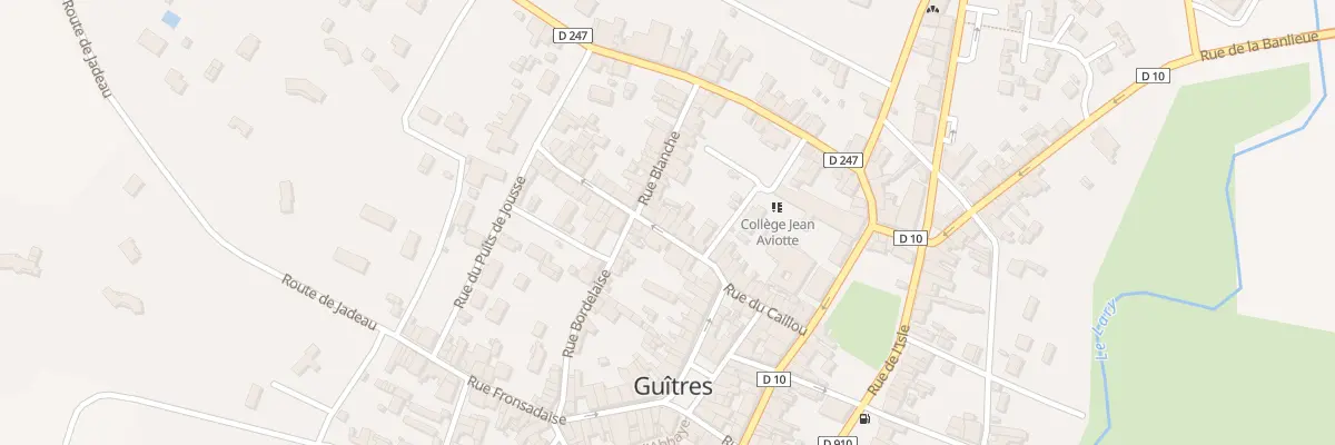 Plan du 12 Rue Antoine Jay à Guîtres