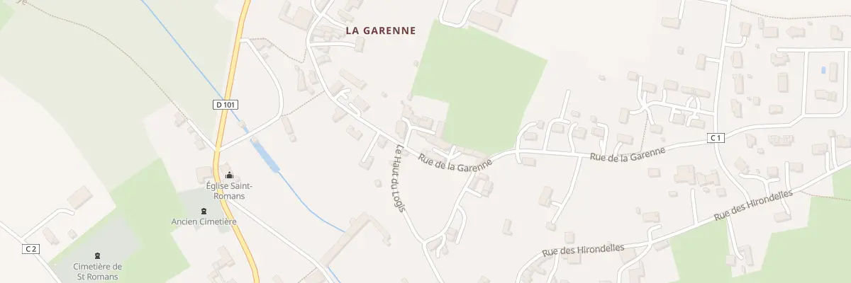 Plan du 18 Rue de la Garenne à Saint-Romans-lès-Melle