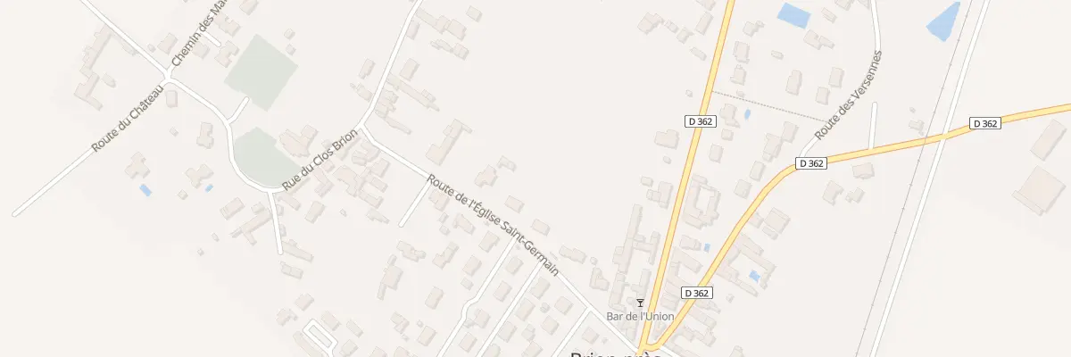Plan du 12 Rte de l’Eglise St Germain à Brion-près-Thouet
