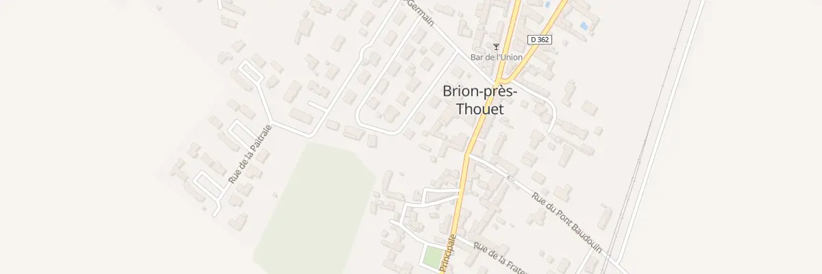 Plan du 9 Rue de la Futaie à Brion-près-Thouet