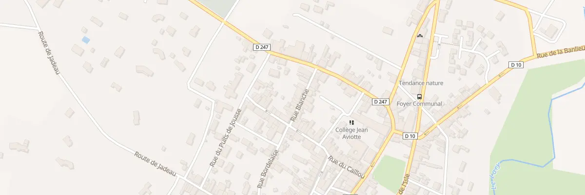 Plan du 12 Rue Blanche à Guîtres