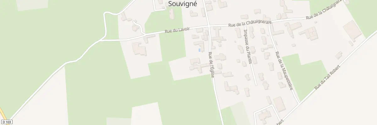 Plan du 10 Rue de l’Eglise à Souvigné