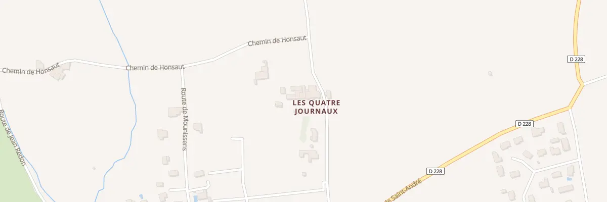 Plan du 12 Les Quatre Journaux à Saint-Pierre-d’Aurillac