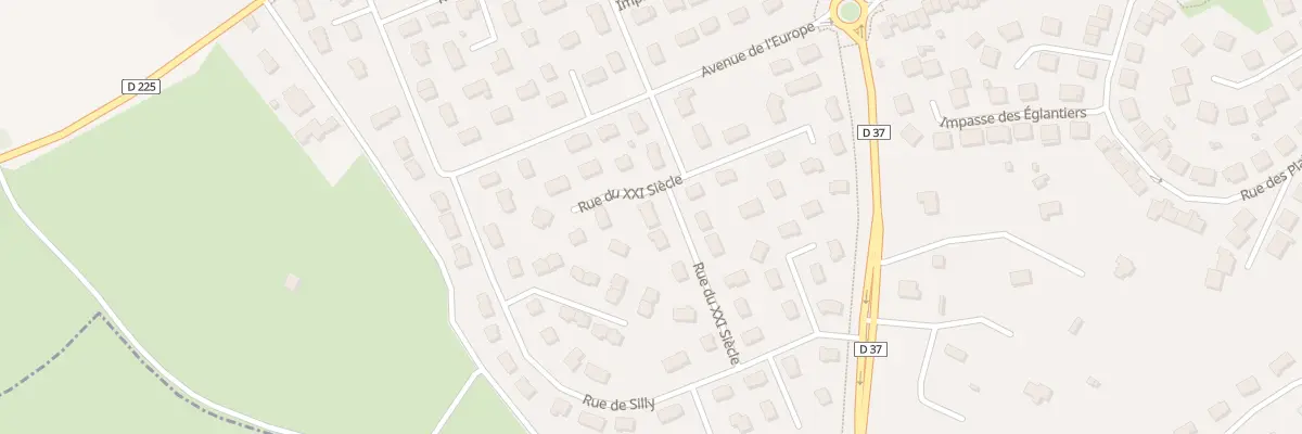 Plan du 10 Rue du 21 Eme Siecle à Troarn