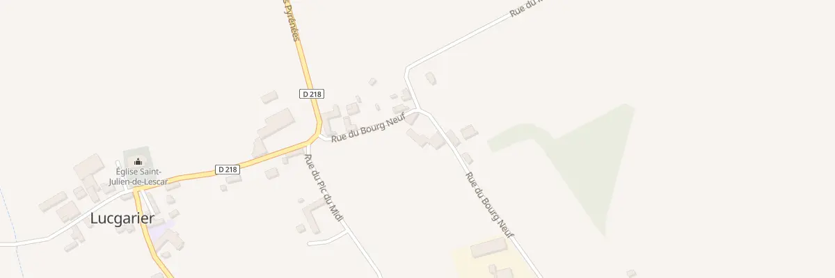 Plan du 5021 Rue du Bourgneuf à Lucgarier