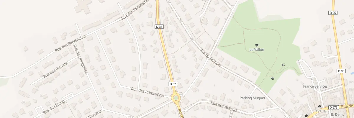 Plan du 20 Rue du Bois à Troarn