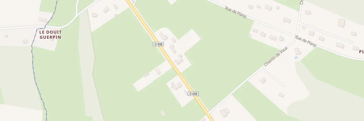 Plan du 15 Rue Saint-Clair de Vaux à La Hoguette