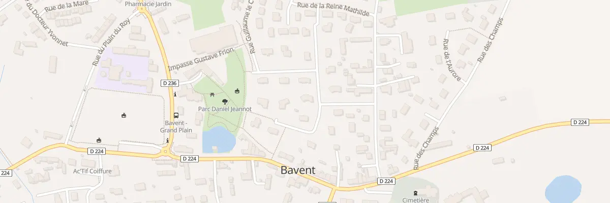 Plan du 9 Rue de l’Ancienne École à Bavent