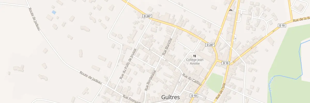 Plan du 22 Rue Antoine Jay à Guîtres