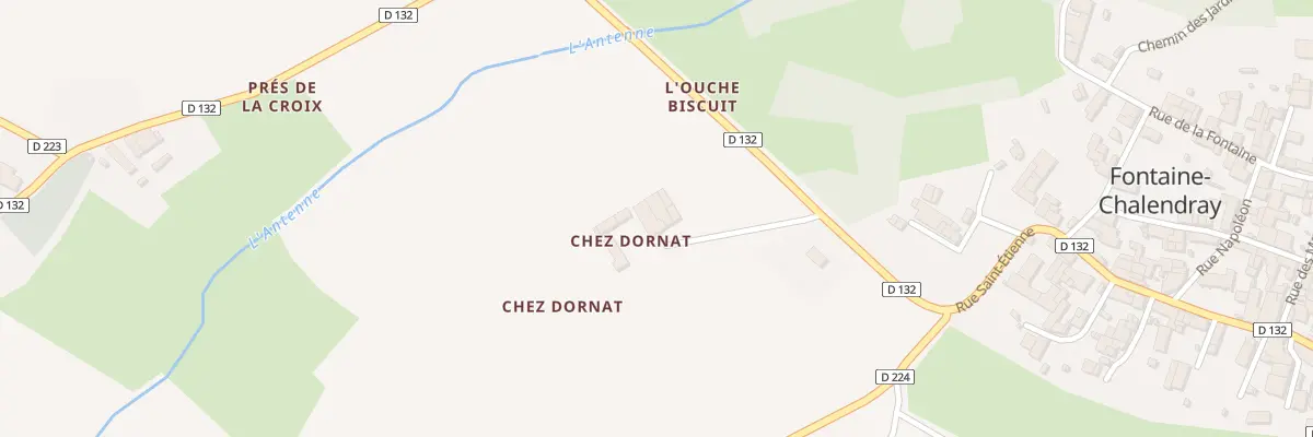 Plan du 5163 Chez Dornat à Fontaine-Chalendray