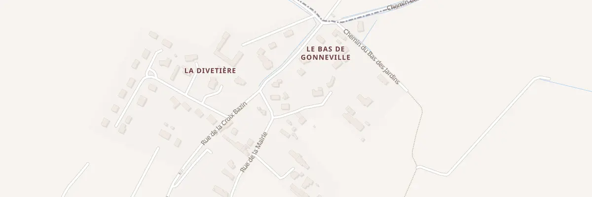 Plan du 1B Rue de la Maison Legrand à Gonneville-en-Auge
