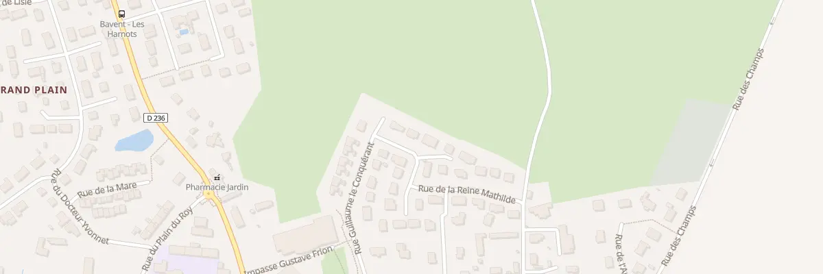 Plan du 20 Rue de la Reine Mathilde à Bavent