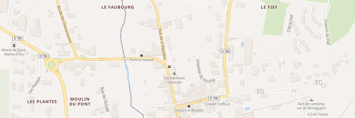 Plan du 2 Rue de la Pierrière à Montguyon
