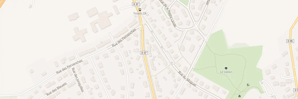 Plan du 28 Rue du Bois à Troarn