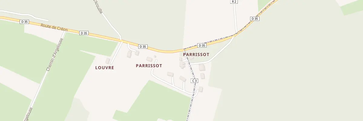 Plan du 38 Rte de Betbezer à Saint-Justin
