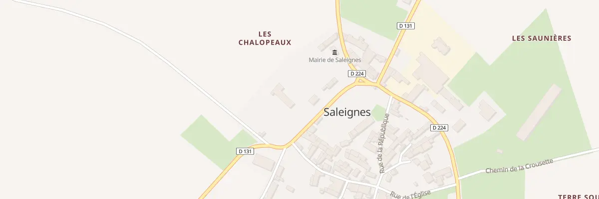 Plan du 6 Rue de l’Atlantique à Saleignes