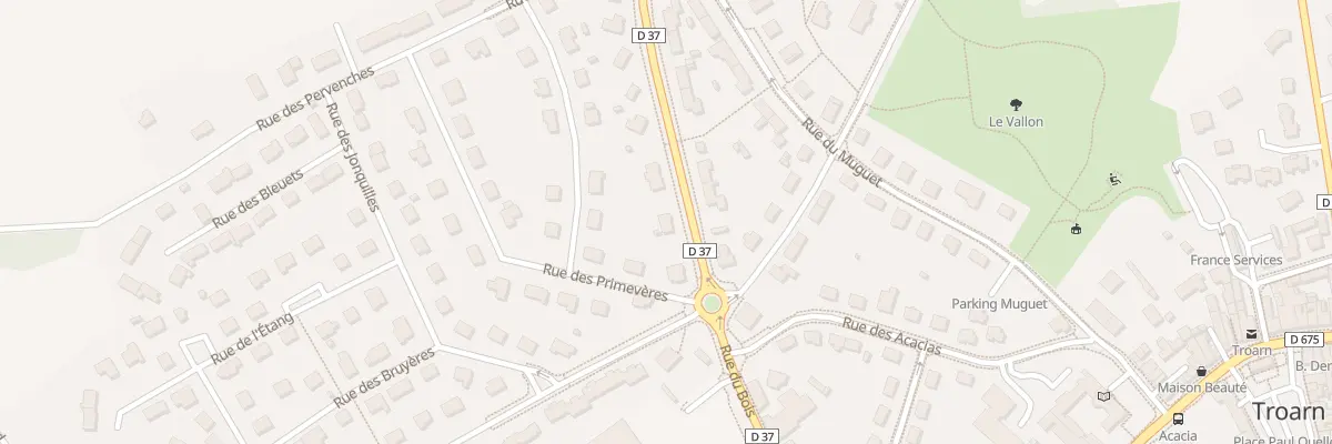 Plan du 9 Rue du Bois à Troarn
