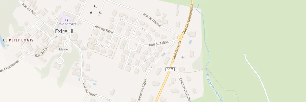 Plan du 70 Rue du Noyer à Chauray