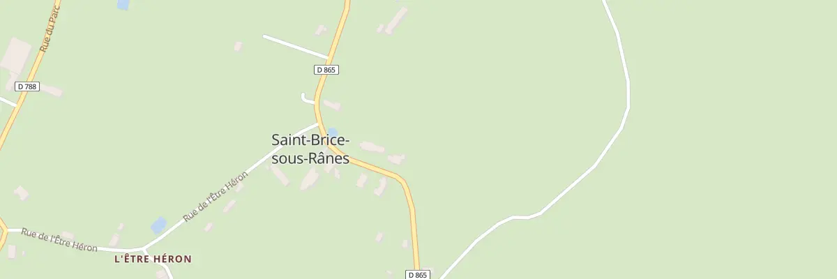 Plan du 1 Rue de la Motte Féodale à Saint-Brice-sous-Rânes