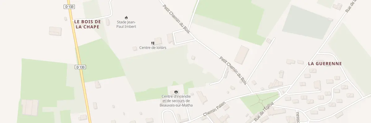 Plan du 9 Petit Chemin du Bois à Beauvais-sur-Matha