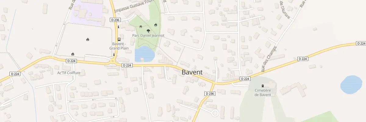 Plan du 9 Rue du Lavoir à Bavent