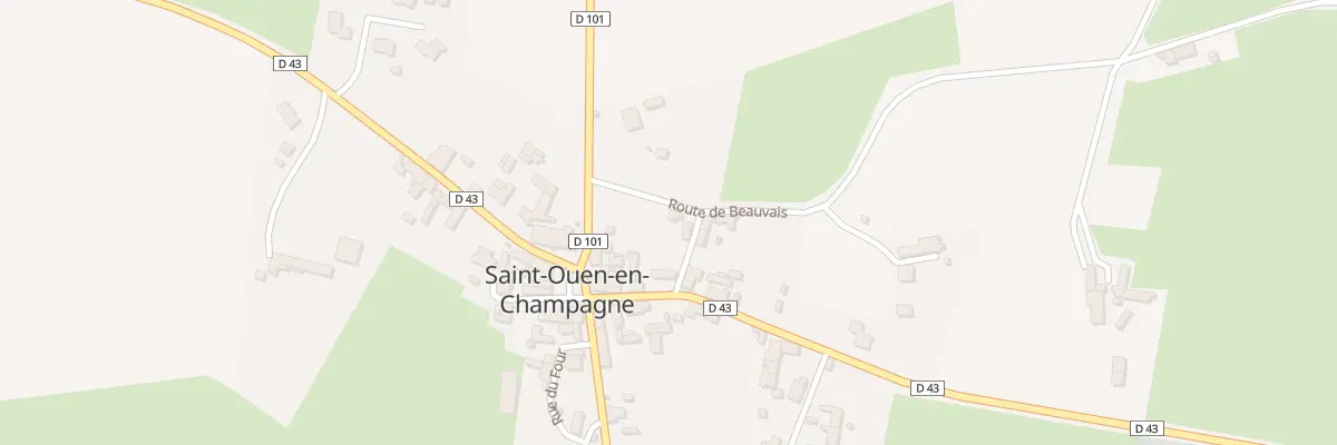 Plan du 1 Rte de Beauvais à Saint-Ouen-en-Champagne