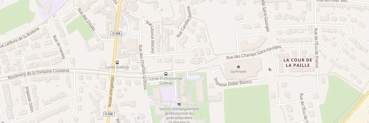 Plan du 8 Rue du Marquis d’Eyragues à Falaise