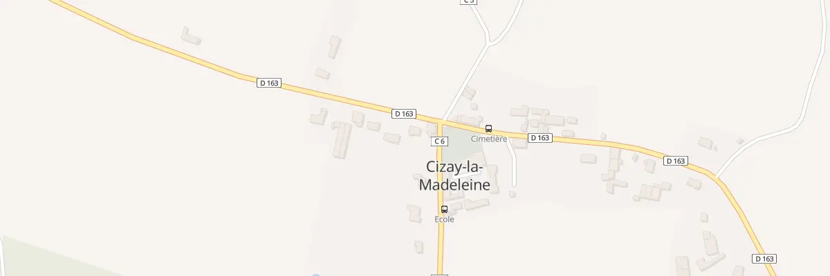 Plan du 1 Rue de la croix de mission à Cizay-la-Madeleine