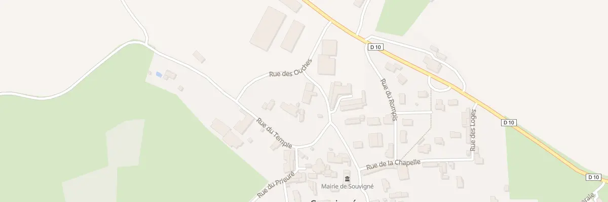 Plan du 4 Rue du Temple à Souvigné